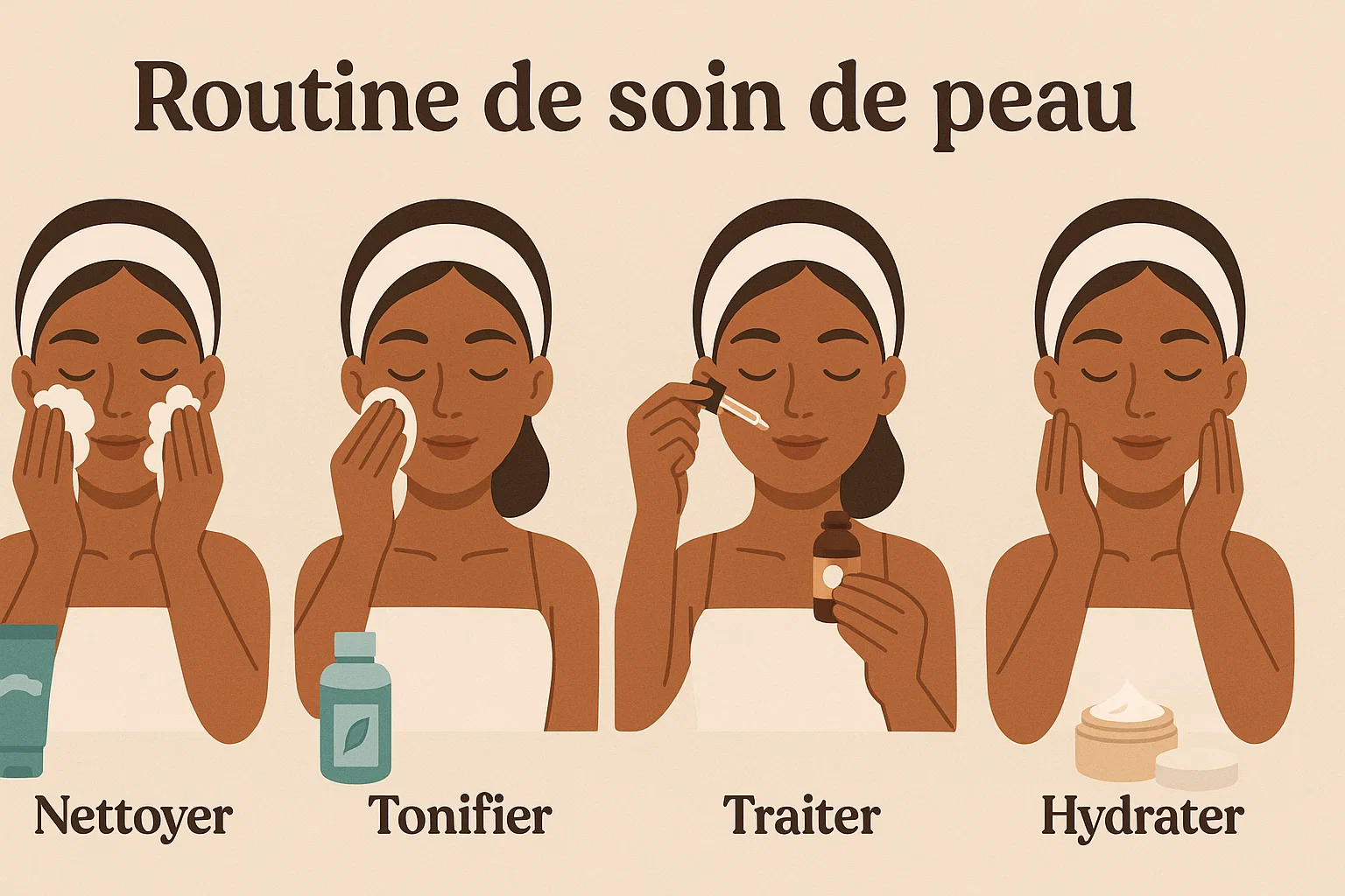 Routine de soin de peau